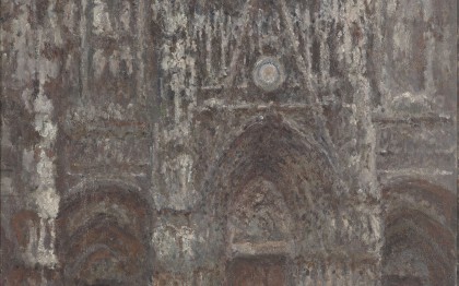 La Cathédrale de Rouen. Le portail vu de face aussi Harmonie brune