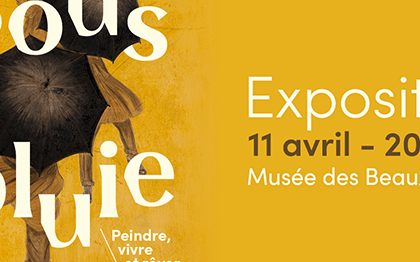 Sous la pluie, peindre, vivre et rêver