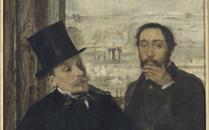 Degas et Evariste, peintre et ami de l&#039;artiste, 