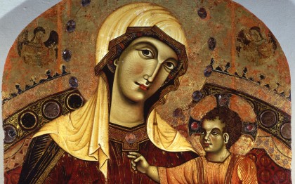 La Vierge à l’Enfant en majesté entourée de deux anges (La Vierge de Saint Bernardin)