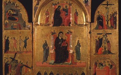 La Vierge à l’Enfant en majesté et Scènes de la vie de la Vierge