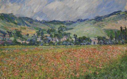 Champ de coquelicots, environs de Giverny  (Field of Poppies near Giverny)