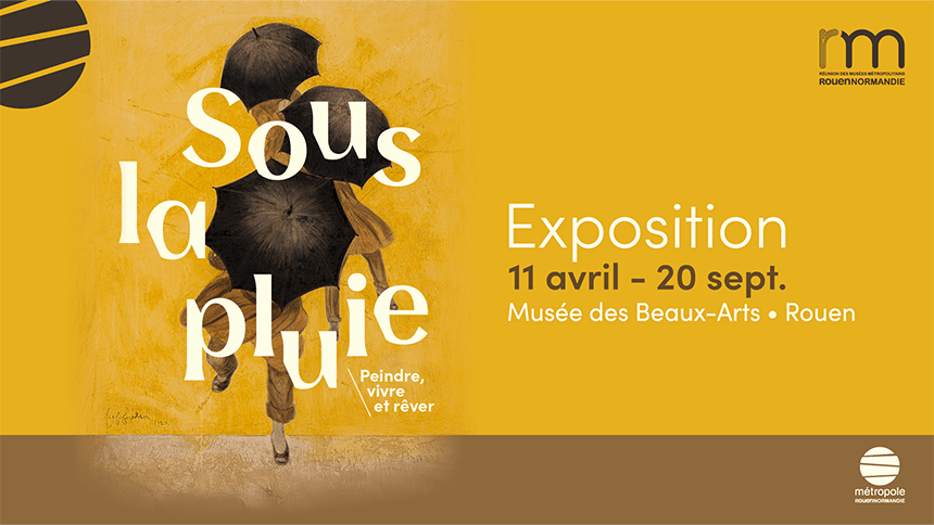 Sous la pluie, peindre, vivre et rêver